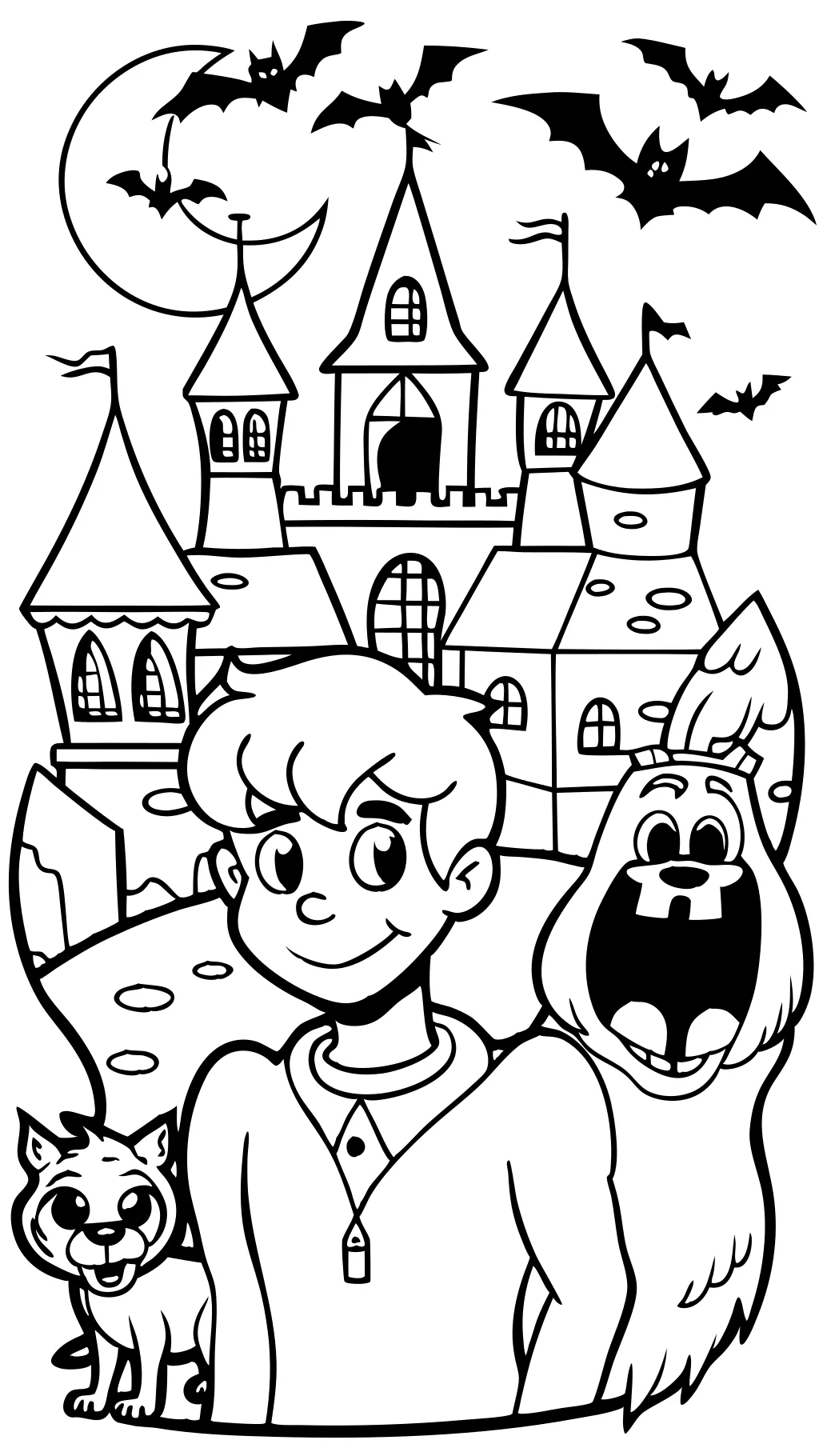 coloring pages scooby doo